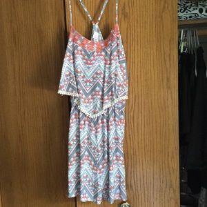 Geometric Patterned Romper
